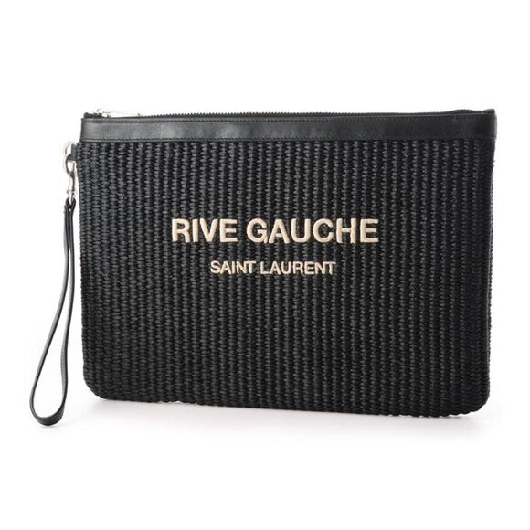 Saint Laurent Pouch RIVE GAUCHE Clutch Bag - Picture 1 of 9